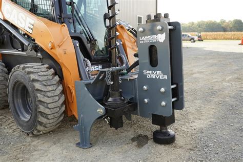 mini skid steer pro driver|Mini Skid Steer Post Driver .